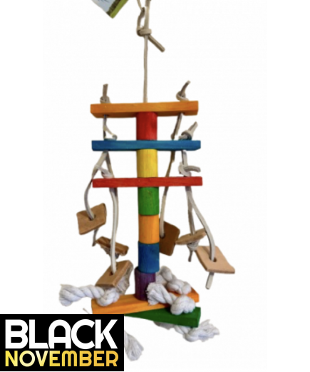 9 x Parrot Toy Pack - Budgies, Conures, Cockatiels, Caiques, Quaker etc - RRP £94.91 - Pack 1